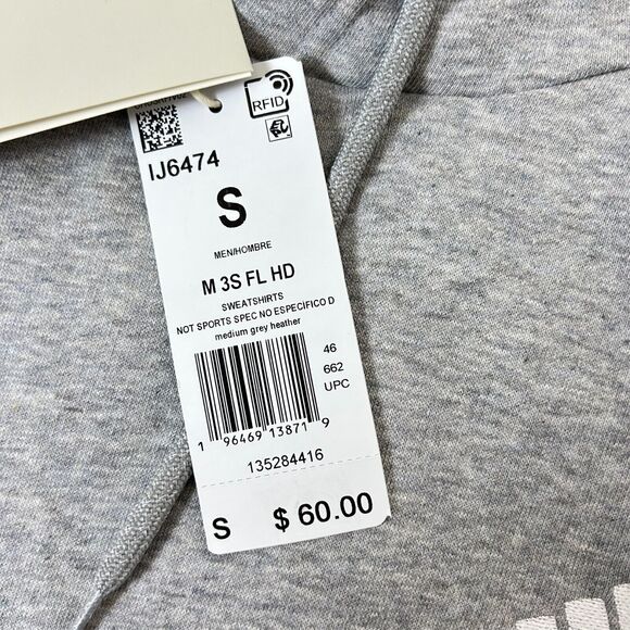 adidas Men's Essentials 3-Stripes Fleece Full-Zip Hoodie lot of (2) Size S L40 - Picture 7 of 10